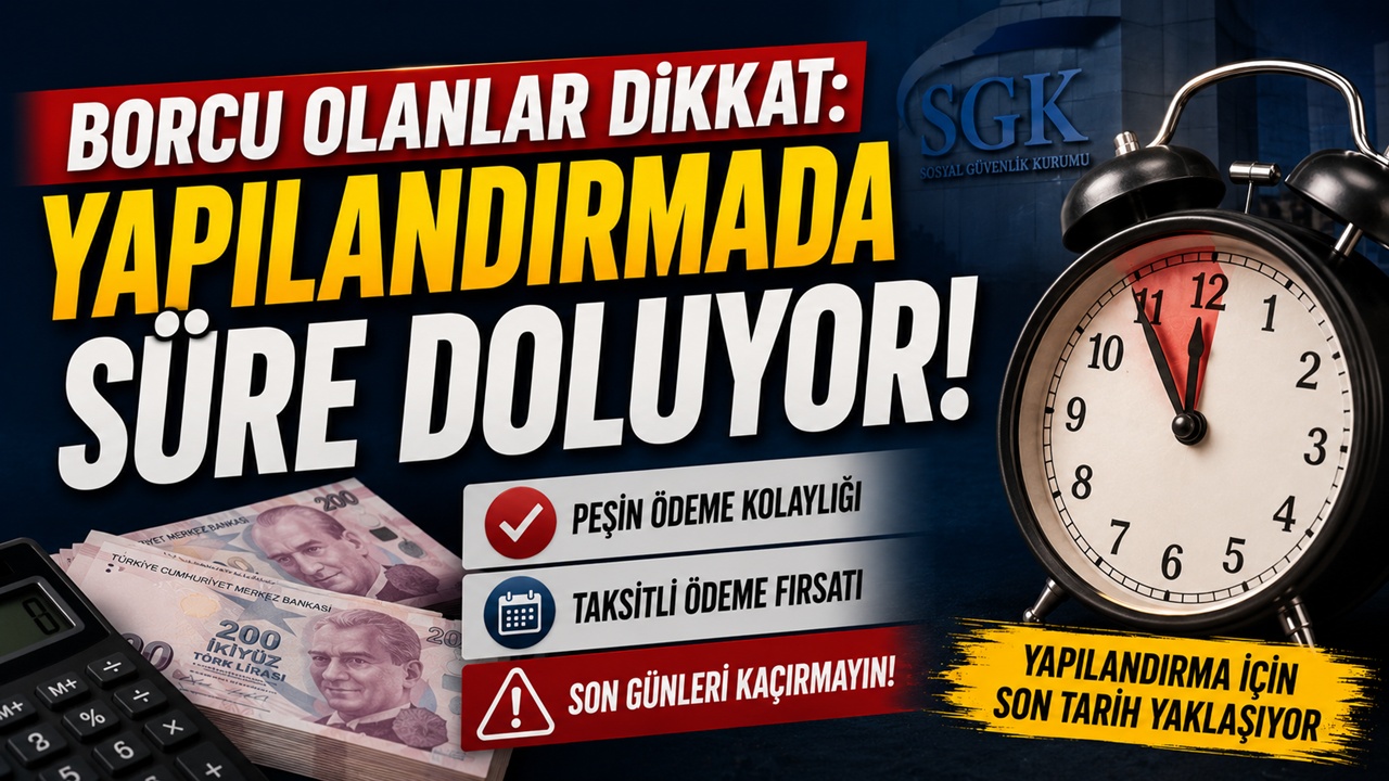 Borç yapılandırmasında süre doluyor