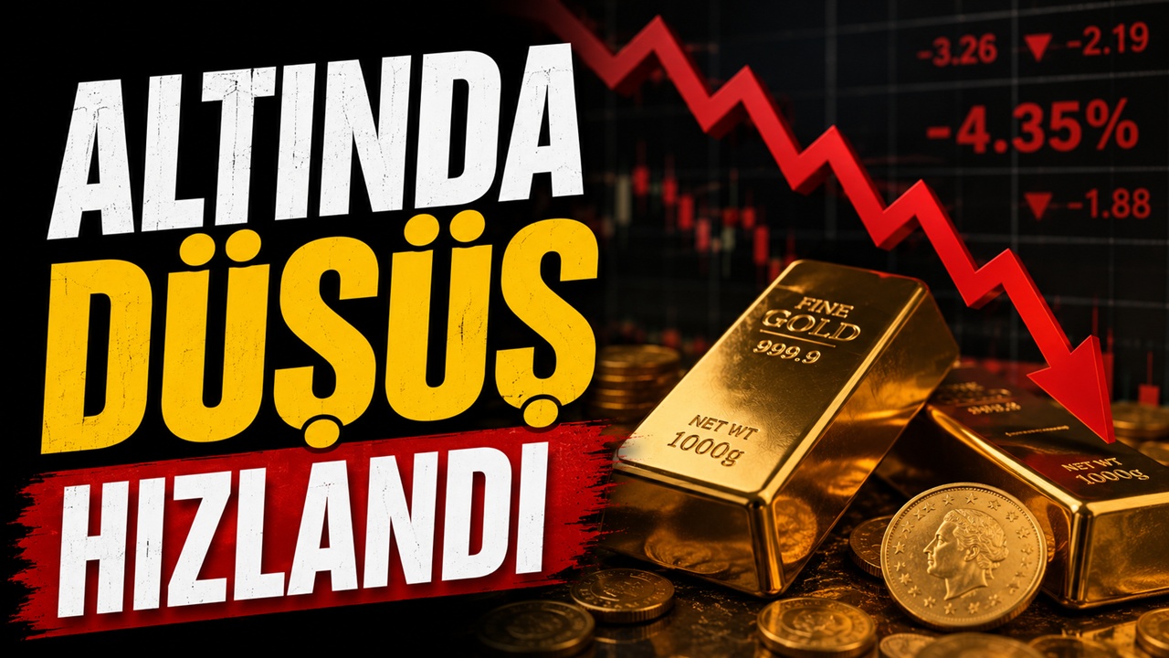 Altında düşüş hızlandı