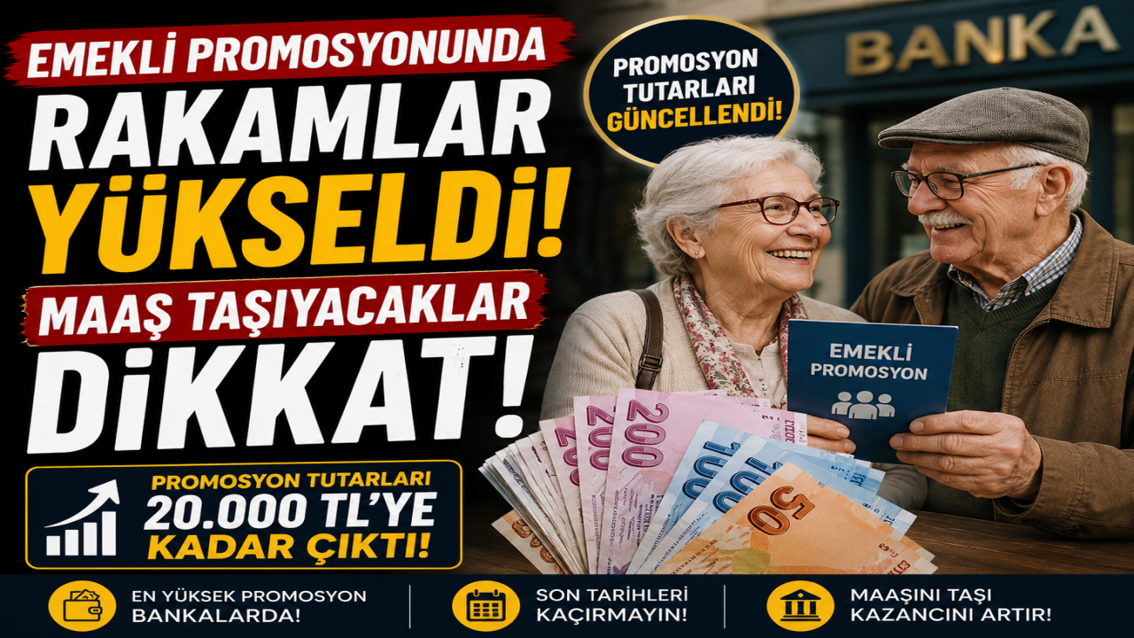 Emekli promosyonunda rakamlar yükseldi: Maaş taşıyacaklar dikkat