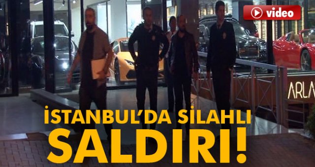 Beşiktaş'ta lüks galeriye silahlı saldırı