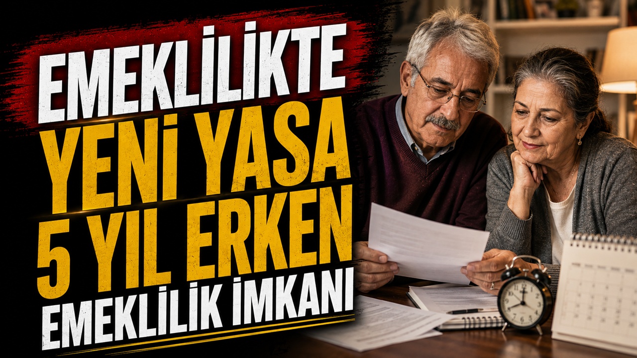 Küçük esnafa 5 yıl erken emeklilik yolu açılıyor