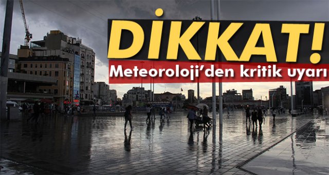 Yurtta hava durumu |Meteoroloji'den yağmur uyarısı