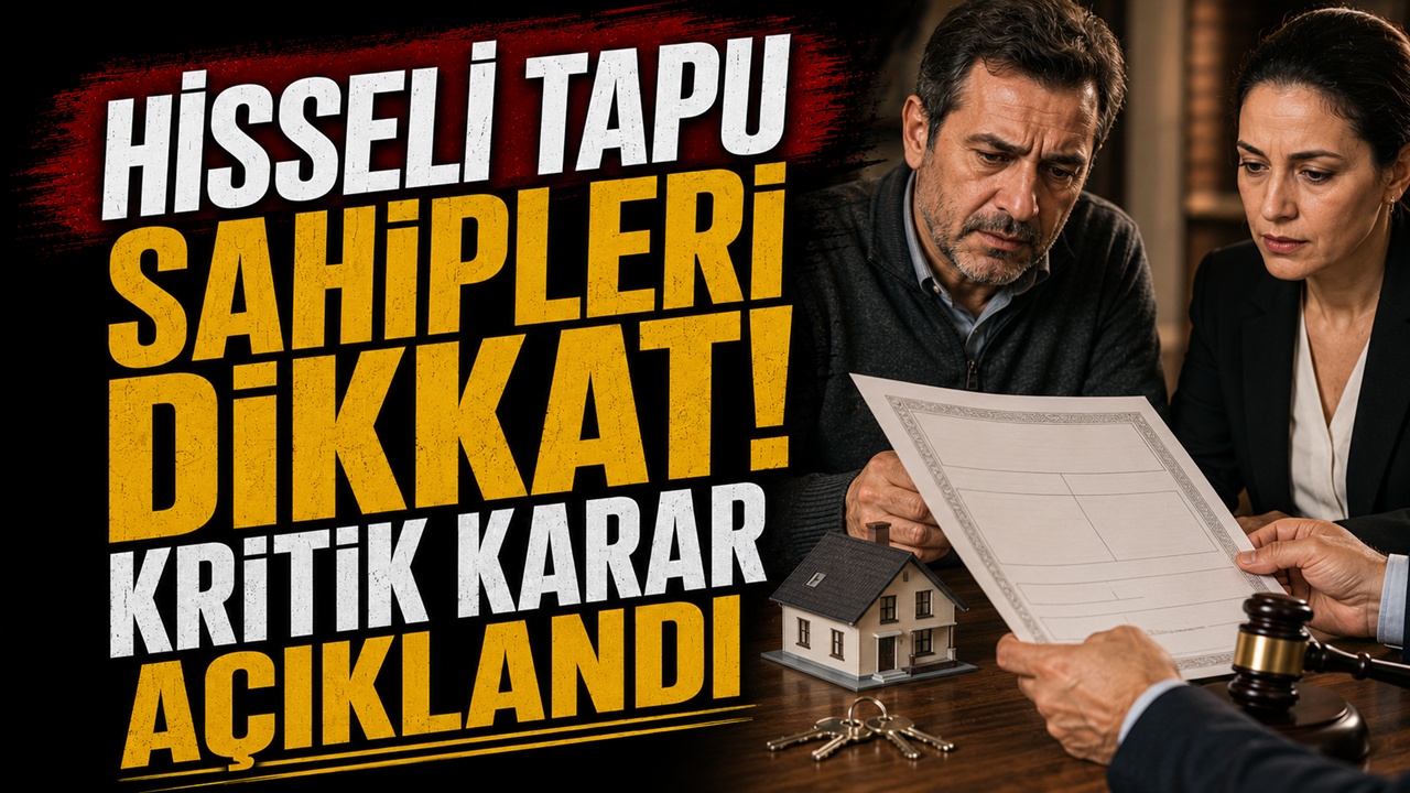 Hisseli tapu sahipleri dikkat: Kritik karar açıklandı