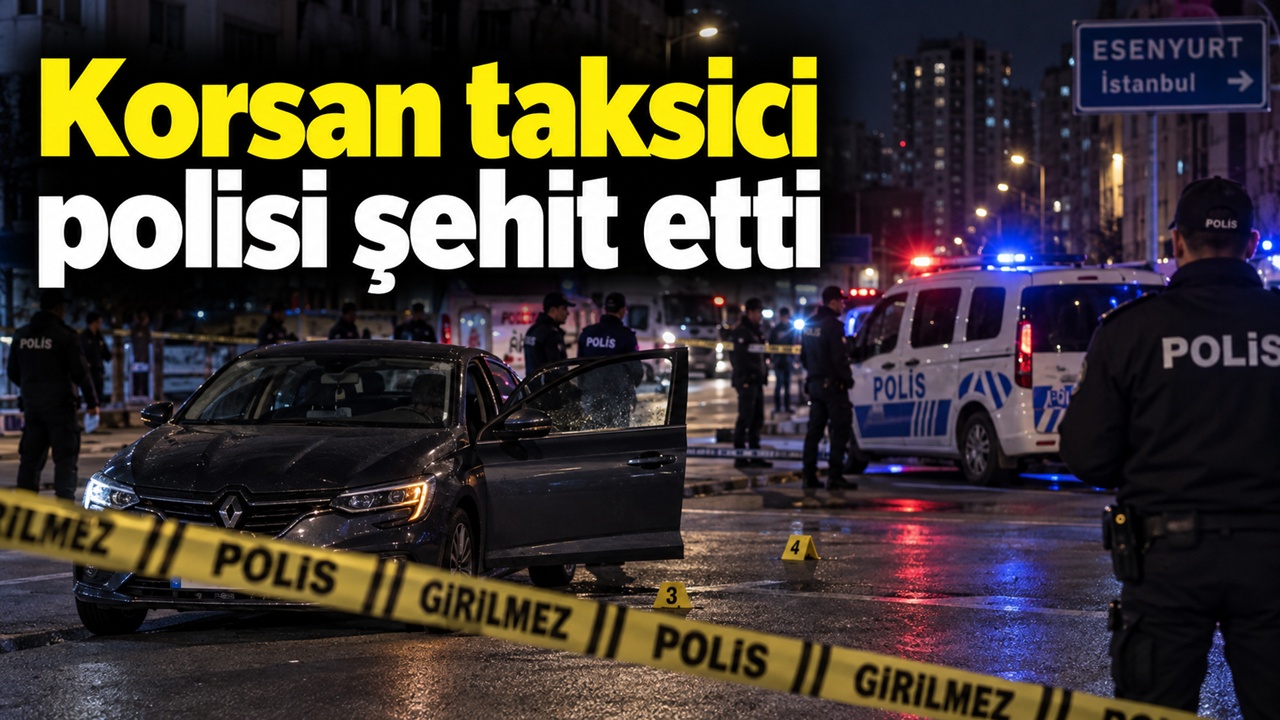 İstanbul'da korsan taksici dehşeti: 1 polis şehit oldu