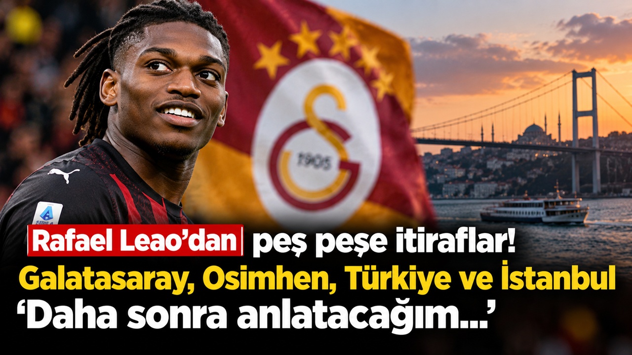 Rafael Leao’dan Galatasaray ve Osimhen itirafları