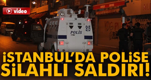 Beyoğlu’nda polise silahlı saldırı! Şans eseri..