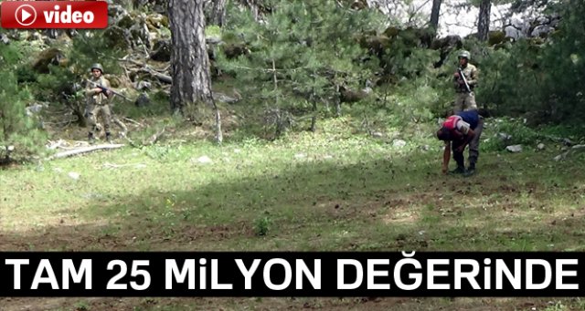 25 milyon değerinde uyuşturucu madde ele geçirildi