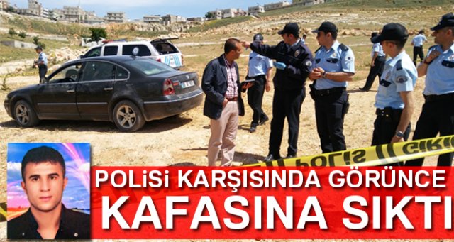 Şüpheli şahıs kafasına ateş etti