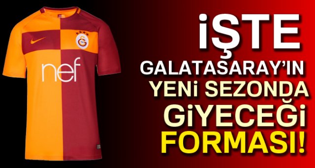 İşte Galatasaray’ın yeni sezon forması