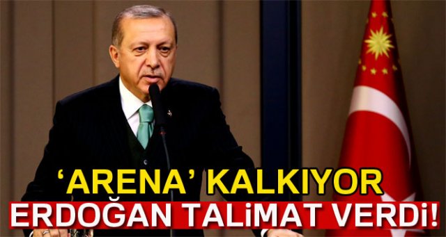 Cumhurbaşkanı Erdoğan: 'Arena isimlerini stadlardan kaldıracağız'