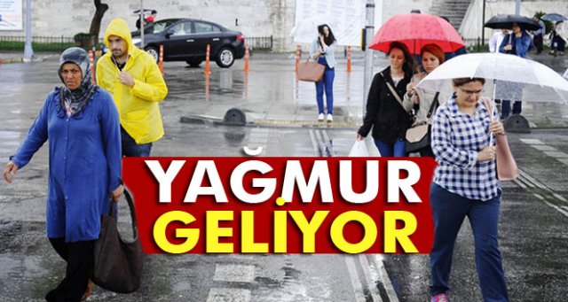 Meteoroloji'den bazı illere sağanak yağmur uyarısı