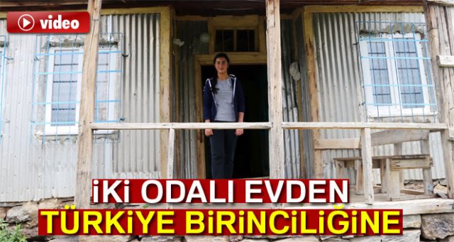İki odalı evden Türkiye birinciliğine