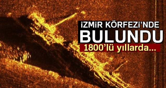 İzmir Körfezi'nde batık gemi buldular