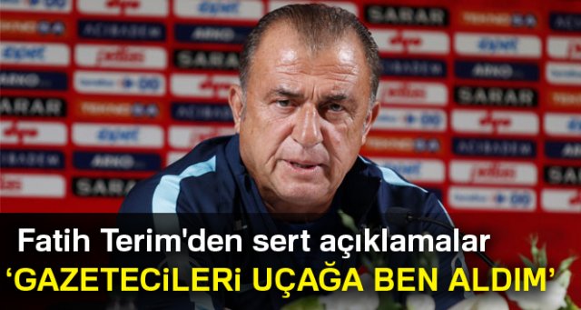 Fatih Terim'den sert açıklama: Hicap duyuyorum