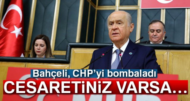 Bahçeli'den CHP'ye eleştiri