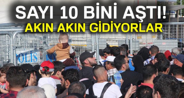 Ülkelerine giden Suriyelilerin sayısı 10 bini aştı