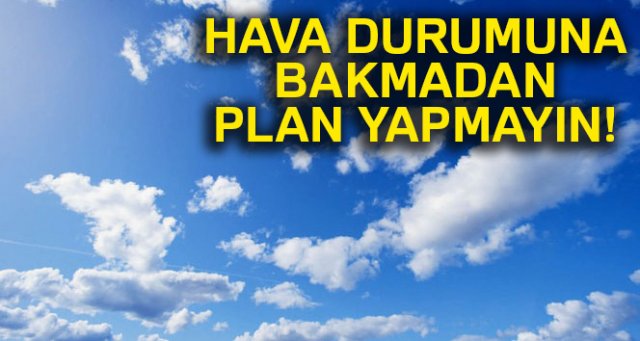 Bugün hava nasıl olacak?