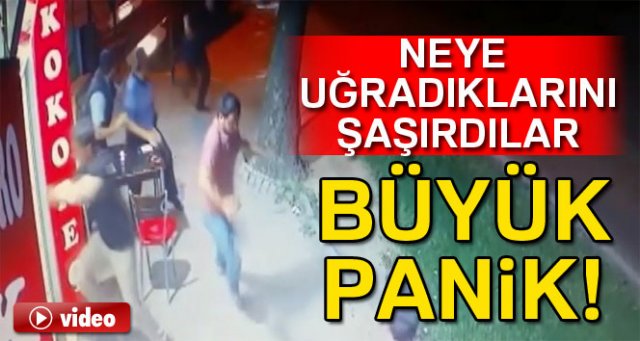 Kaza yapan araç mahalleye dalınca panik yaşandı