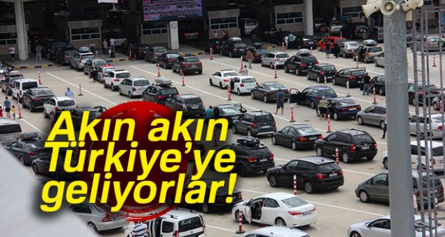 Kapıkule Sınır Kapısı’nda ‘gurbetçi’ yoğunluğu