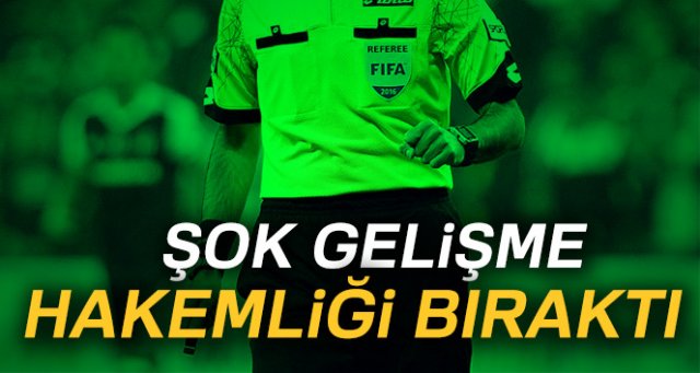 Tolga Özkalfa hakemliği bıraktı