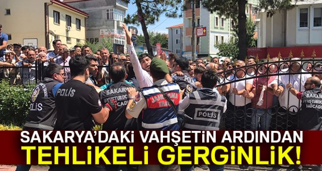 Yüzlerce vatandaş zanlılara saldırmak istedi