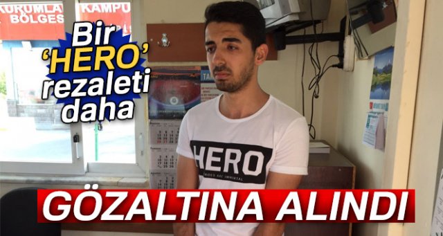 Sanık yakını 'HERO' tişörtü ile davaya girmeye çalıştı