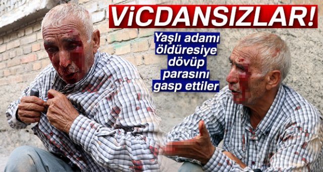 Karpuz bekçisini öldüresiye dövüp parasını gasp ettiler