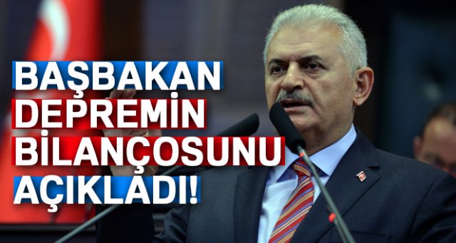 Başbakan Yıldırım, 6.6 büyüklüğündeki depremin bilançosunu açıkladı