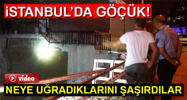 İstanbul Şişli'de göçük: Apartman sakinleri..