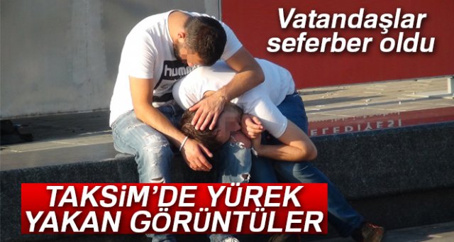 Taksim’de bonzai içen gencin görüntüsü yürekleri yaktı