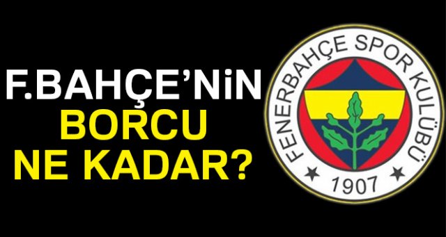 Fenerbahçe’nin borcu ve alacağı ne kadar? 2017