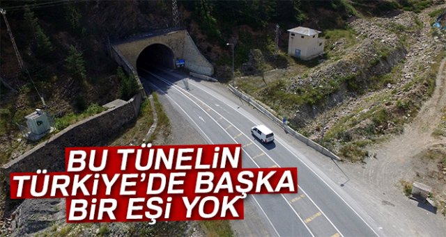 Bu tünelin Türkiye’de başka bir eşi yok