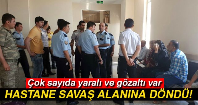 Köyde başlayan kavga acil serviste devam etti: 8 yaralı, 10 gözaltı