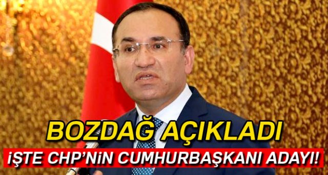 Bozdağ: 'Kılıçdaroğlu Cumhurbaşkanı adayı olacak'