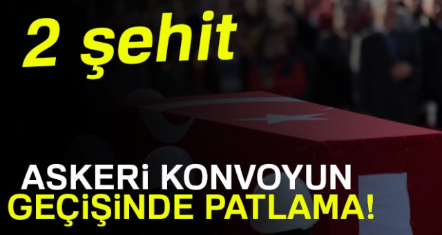 Batman'da askeri konvoyun geçişinde EYP patladı: 2 şehit