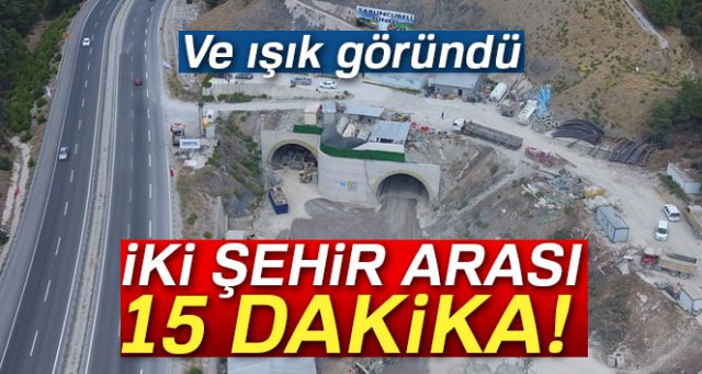 Sabuncubeli Tüneli’nde ışık göründü