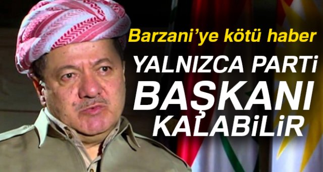 Mesut Barzani'ye kötü haber