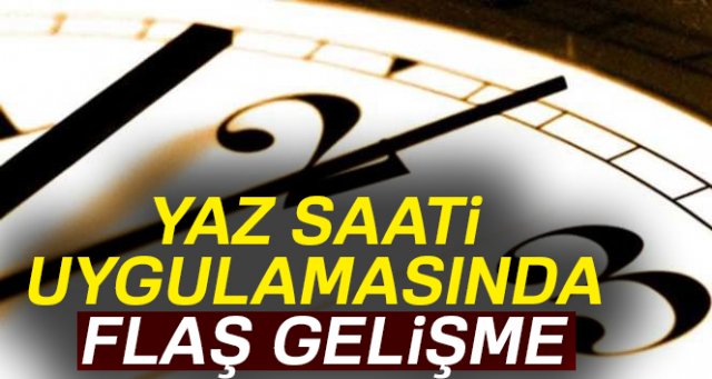 Sürekli yaz saati uygulaması 2018'de sona erecek