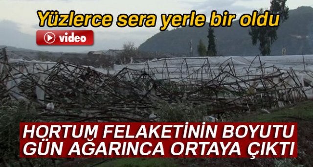 Felaketin boyutu gün ağarınca ortaya çıktı