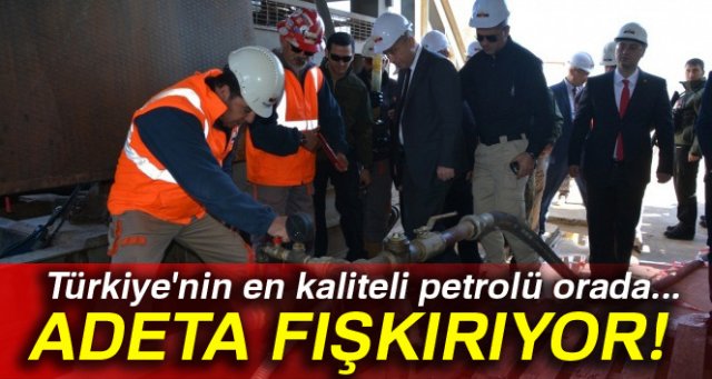 Eruh'ta petrol fışkırıyor