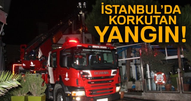 Bakırköy’de balık restoranında yangın
