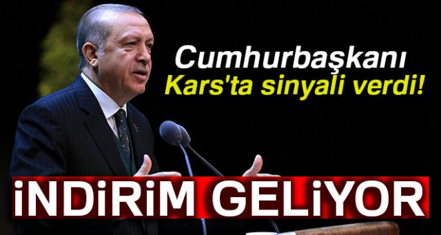 Erdoğan'dan Kars'a uçak bileti müjdesi!