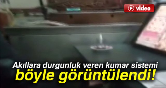 Kıraathane görünümlü kumarhane