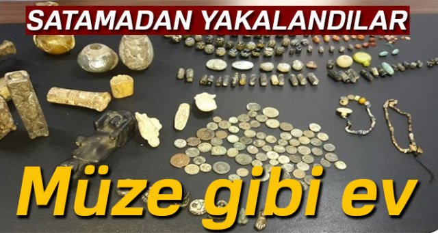 Paha biçilemeyen eserleri satamadan yakalandılar