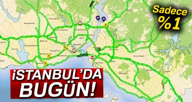 Yeni yılın ilk gününde yollar boş kaldı