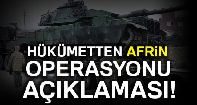 Canikli'den Afrin açıklaması: Bu harekat yapılacak
