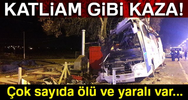 Ankara'dan Bursa'ya giden otobüs kaza yaptı: 11 ölü, 44 yaralı