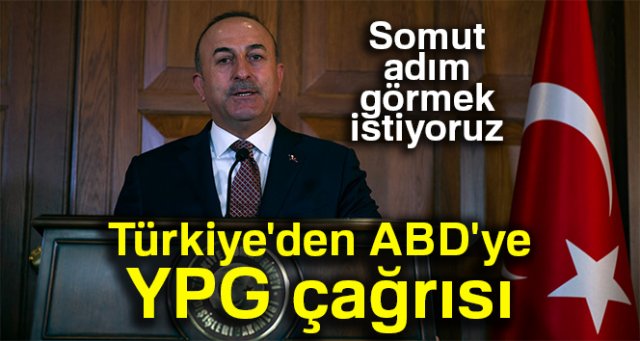 Çavuşoğlu'dan flaş ABD açıklaması