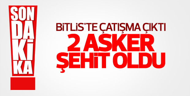 Bitlis'te şehit olan askerlerin isimleri:Samet Kaya ve Veysel Şirin