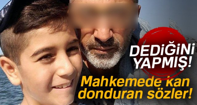 Babası tarafından öldürülen Yiğitcan’ın annesi mahkemede konuştu